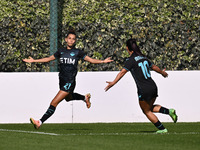 Sofia Colombo of S.S. Lazio celebrates after scoring the goal of 1-0 during the round of 16 of Coppa Italia Femminile between S.S. Lazio and...