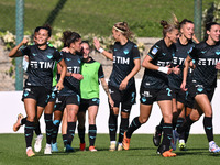 Sofia Colombo of S.S. Lazio celebrates after scoring the goal of 1-0 during the round of 16 of Coppa Italia Femminile between S.S. Lazio and...