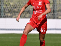 Julia Karlernas of F.C. Como Women participates in the round of 16 of Coppa Italia Femminile between S.S. Lazio and F.C. Como at the Mirko F...