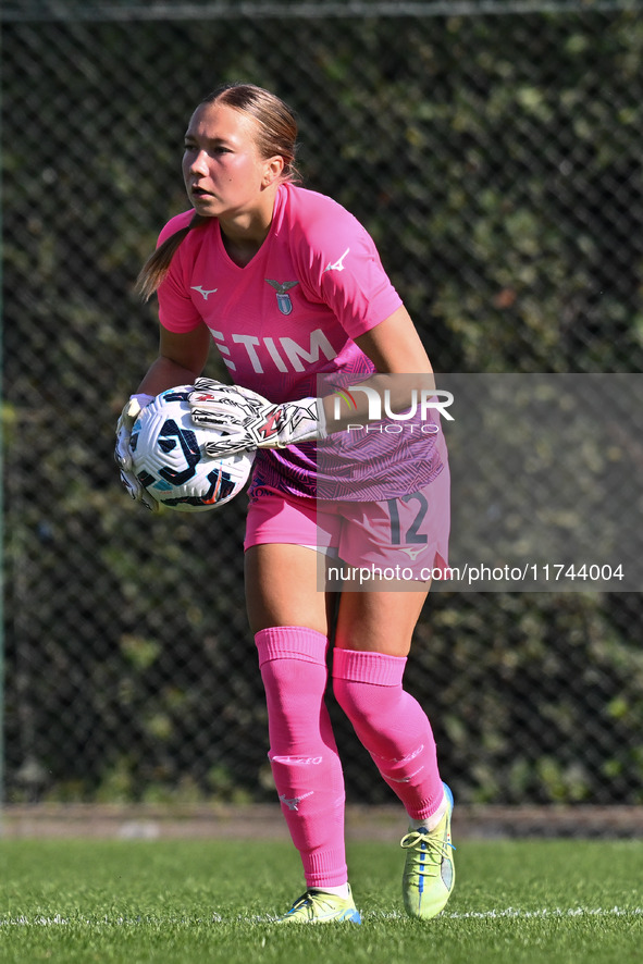 Kerttu Karresmaa of S.S. Lazio participates in the round of 16 of the Coppa Italia Femminile between S.S. Lazio and F.C. Como at the Mirko F...