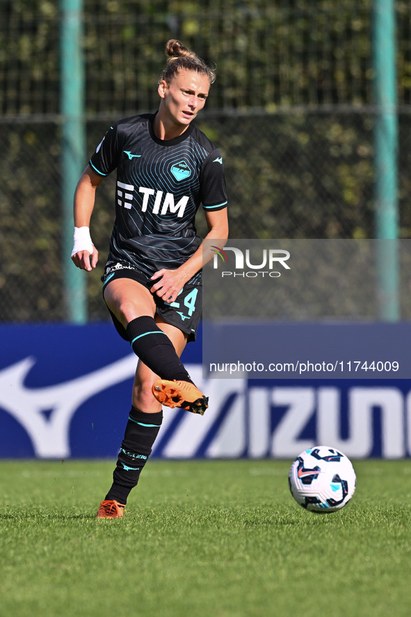 Francesca Pittaccio of S.S. Lazio participates in the round of 16 of the Coppa Italia Femminile between S.S. Lazio and F.C. Como at the Mirk...