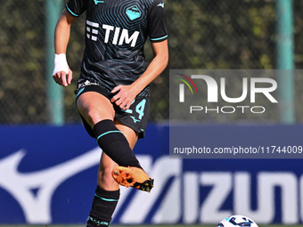 Francesca Pittaccio of S.S. Lazio participates in the round of 16 of the Coppa Italia Femminile between S.S. Lazio and F.C. Como at the Mirk...