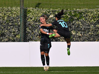 Zsanett Kajan of S.S. Lazio celebrates after scoring the goal for 2-0 during the round of 16 of Coppa Italia Femminile between S.S. Lazio an...