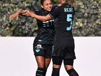 Zsanett Kajan of S.S. Lazio celebrates after scoring the goal for 2-0 during the round of 16 of Coppa Italia Femminile between S.S. Lazio an...