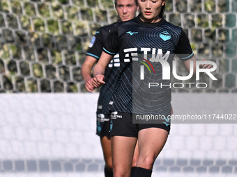 Lina Yang of S.S. Lazio participates in the round of 16 of the Coppa Italia Femminile between S.S. Lazio and F.C. Como at the Mirko Fersini...