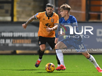 Jimmy Jay Morgan (58 Chelsea) goes forward during the EFL Trophy match between Cambridge United and Chelsea Under 21s at the Cledara Abbey S...