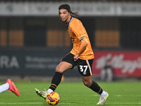 Amaru Kaunda of Cambridge United controls the ball during the EFL Trophy match between Cambridge United and Chelsea Under 21s at the Cledara...