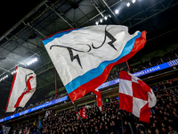 The atmosphere in the stadium during the match between PSV and Girona at the Philips Stadium for the UEFA Champions League - League phase -...