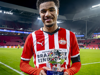 PSV Eindhoven midfielder Malik Tillman is the best man of the match during the match between PSV and Girona at the Philips Stadium for the U...