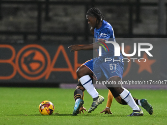 Donnell McNeilly (57 Chelsea) goes forward during the EFL Trophy match between Cambridge United and Chelsea Under 21s at the Cledara Abbey S...