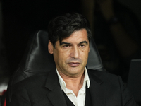 Paulo Fonseca head coach of AC Milan during the UEFA Champions League 2024/25 League Phase MD4 match between Real Madrid C.F. and AC Milan a...