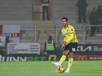 Number 15, Terence Vancooten of Burton Albion, is in action during the Sky Bet League 1 match between Burton Albion and Crawley Town at the...