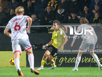 Tomas Kalinauskas of Burton Albion is in action during the Sky Bet League 1 match between Burton Albion and Crawley Town at the Pirelli Stad...