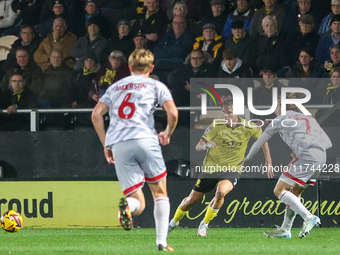 Tomas Kalinauskas of Burton Albion is in action during the Sky Bet League 1 match between Burton Albion and Crawley Town at the Pirelli Stad...