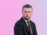 Deputy Minister for Communities and Territories Development of Ukraine, Oleksii Riabykin, attends the Eighth Ukrainian Women's Congress in K...