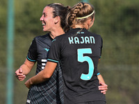 Zsanett Kajan of S.S. Lazio scores the 4-0 goal during the round of 16 of Coppa Italia Femminile between S.S. Lazio and F.C. Como at the Mir...