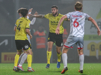 Ryan Sweeney of Burton Albion, number 6, is in defensive action during the Sky Bet League 1 match between Burton Albion and Crawley Town at...