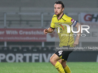 Elliot Watt of Burton Albion is on the ball during the Sky Bet League 1 match between Burton Albion and Crawley Town at the Pirelli Stadium...