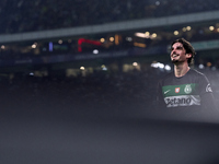 Francisco Trincao of Sporting CP reacts during the UEFA Champions League match between Sporting CP and Manchester City at Jose Alvalade Stad...