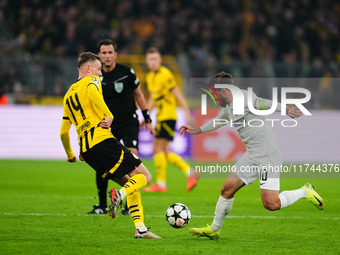 Otar Kiteishvili of SK Sturm Graz  controls the ball during the Champions League Round 4 match between Borussia Dortmund v SK Sturm Graz at...