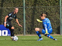 Zsanett Kajan of S.S. Lazio scores the 5-1 goal during the round of 16 of Coppa Italia Femminile between S.S. Lazio and F.C. Como at the Mir...