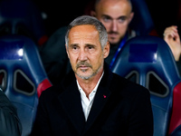 Adi Hutter head coach of AS Monaco looks on during the UEFA Champions League 2024/25 League Phase MD4 match between Bologna FC and AS Monaco...