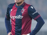 Santiago Castro of Bologna FC looks dejected during the UEFA Champions League 2024/25 League Phase MD4 match between Bologna FC and AS Monac...