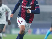 Santiago Castro of Bologna FC looks on during the UEFA Champions League 2024/25 League Phase MD4 match between Bologna FC and AS Monaco at S...