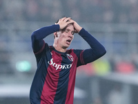 Giovanni Fabbian of Bologna FC looks dejected during the UEFA Champions League 2024/25 League Phase MD4 match between Bologna FC and AS Mona...