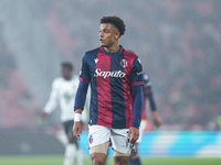 Dan Ndoye of Bologna FC looks on during the UEFA Champions League 2024/25 League Phase MD4 match between Bologna FC and AS Monaco at Stadio...