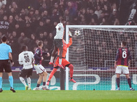 Wilfried Singo of AS Monaco scores first goal later disallowed by VAR during the UEFA Champions League 2024/25 League Phase MD4 match betwee...