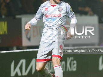 Number 9, Will Swan of Crawley Town, is on the ball during the Sky Bet League 1 match between Burton Albion and Crawley Town at the Pirelli...