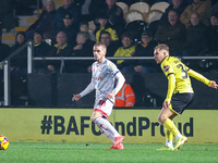 Ronan Darcy of Crawley Town is on the ball during the Sky Bet League 1 match between Burton Albion and Crawley Town at the Pirelli Stadium i...