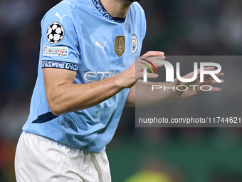 Mateo Kovacic of Manchester City reacts during the UEFA Champions League match between Sporting CP and Manchester City at Jose Alvalade Stad...