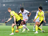 #29, Tola Showunmi of Crawley Town is in attacking action during the Sky Bet League 1 match between Burton Albion and Crawley Town at the Pi...