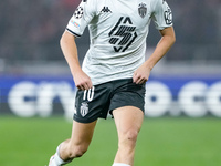 Aleksandr Golovin of AS Monaco during the UEFA Champions League 2024/25 League Phase MD4 match between Bologna FC and AS Monaco at Stadio Re...