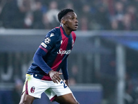 Jhon Lucumi of Bologna FC looks on during the UEFA Champions League 2024/25 League Phase MD4 match between Bologna FC and AS Monaco at Stadi...