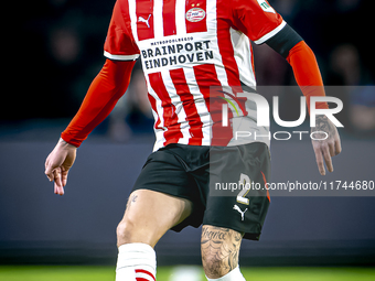 PSV Eindhoven defender Rick Karsdorp plays during the match between PSV and Girona at the Philips Stadium for the UEFA Champions League - Le...