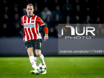 PSV Eindhoven defender Rick Karsdorp plays during the match between PSV and Girona at the Philips Stadium for the UEFA Champions League - Le...