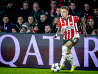 PSV Eindhoven forward Noa Lang plays during the match between PSV and Girona at the Philips Stadium for the UEFA Champions League - League p...