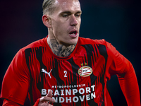 PSV Eindhoven defender Rick Karsdorp plays during the match between PSV and Girona at the Philips Stadium for the UEFA Champions League - Le...