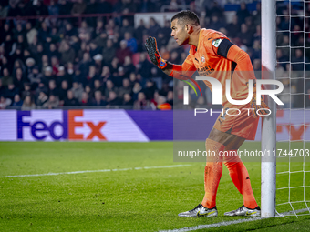 PSV Eindhoven goalkeeper Walter Benitez plays during the match between PSV and Girona at the Philips Stadium for the UEFA Champions League -...