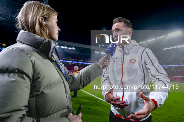 PSV Eindhoven forward Luuk de Jong plays during the match between PSV and Girona at the Philips Stadium for the UEFA Champions League - Leag...