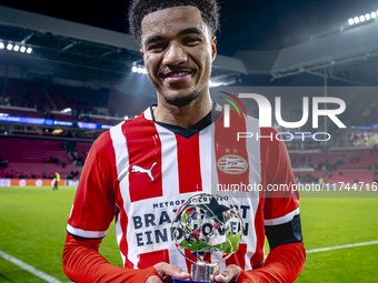 PSV Eindhoven midfielder Malik Tillman is the best player of the match during the match between PSV and Girona at the Philips Stadium for th...