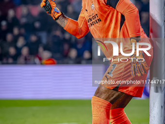 PSV Eindhoven goalkeeper Walter Benitez plays during the match between PSV and Girona at the Philips Stadium for the UEFA Champions League -...