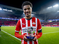 PSV Eindhoven midfielder Malik Tillman is the best player of the match during the match between PSV and Girona at the Philips Stadium for th...