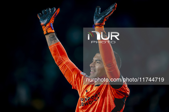 PSV Eindhoven goalkeeper Walter Benitez plays during the match between PSV and Girona at the Philips Stadium for the UEFA Champions League -...