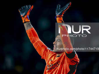 PSV Eindhoven goalkeeper Walter Benitez plays during the match between PSV and Girona at the Philips Stadium for the UEFA Champions League -...