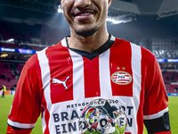 PSV Eindhoven midfielder Malik Tillman is the best player of the match during the match between PSV and Girona at the Philips Stadium for th...