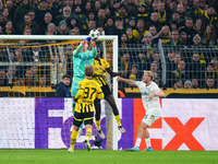 Kjell Scherpen of SK Sturm Graz  controls the ball during the Champions League Round 4 match between Borussia Dortmund v SK Sturm Graz at th...